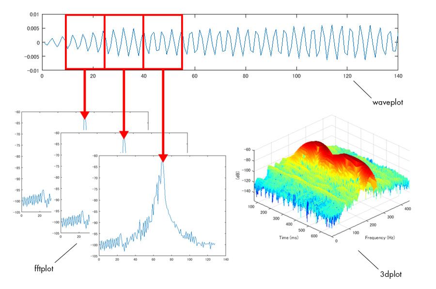 图2。分析猫头鹰叫声频率特征的过程。