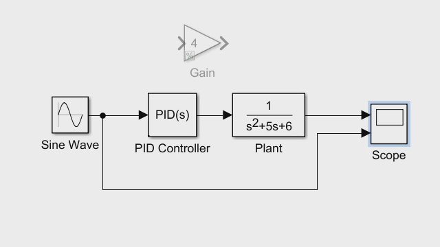 探索如何使用Simulink创建一个工厂控制模型。该示例向您介绍如何创建开放和闭环系统。