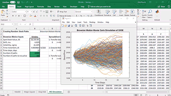 Excel中的MATLAB函数