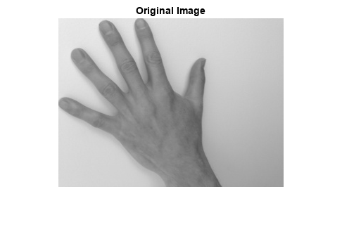 图中包含一个轴对象。标题为Original Image的axes对象包含一个Image类型的对象。