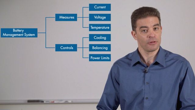 Learn about battery management system tasks. See how Simulink can model a physical plant and the controller for a battery pack. Identify how a nonlinear observer block from the controls library can keep track of the state of charge of a cell.