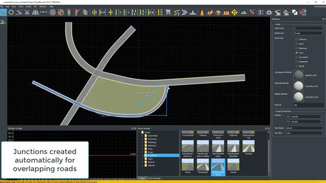 了解RoadRunner中的不同功能，包括道路和3D场景建模、标识创建和导出到外部模拟器进行自动驾驶模拟。