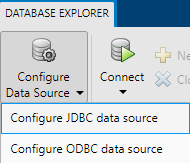 使用选中的配置JDBC数据源配置数据源选择