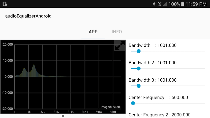 Android设备的参数音频均衡器