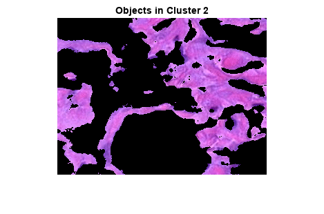 图中包含一个axes对象。Cluster 2中标题为Objects的axis对象包含一个image类型的对象。