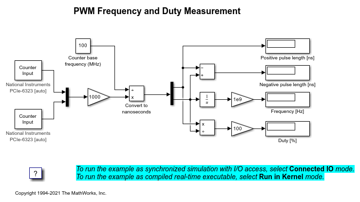 PWM频率和占空测量