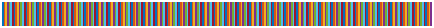 Colorbar显示线的颜色。色彩图包含一种重复的颜色模式:深蓝色、深橙色、深黄色、深紫色、中绿色、浅蓝色和深红色。