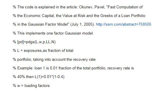 高斯因子模型中CDO贷款组合损失的累积分布函数