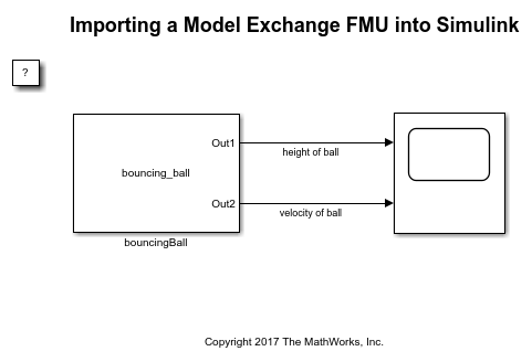 将Model Exchange FMU导入Simulink
