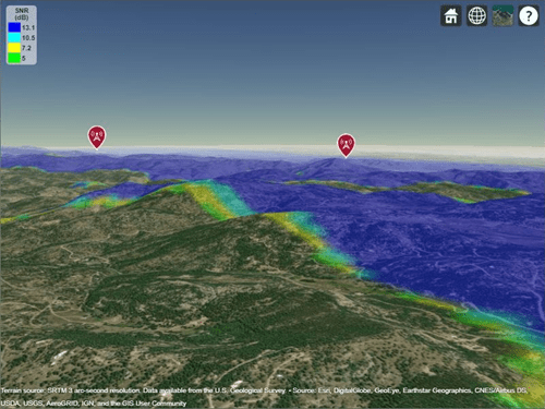 Planning Radar Network Coverage over Terrain