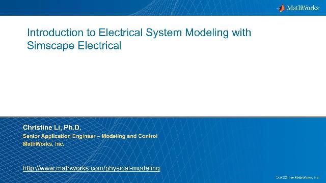 学习Simscape Electrical的基础知识，以及如何开始使用它进行电气系统建模、模拟和分析。