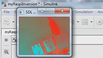 本教程展示了如何使用Simulink编程树莓派2进行图像反转。当倒置图像在Simulink环境中被查看时，树莓派摄像机板将获得一系列图像。